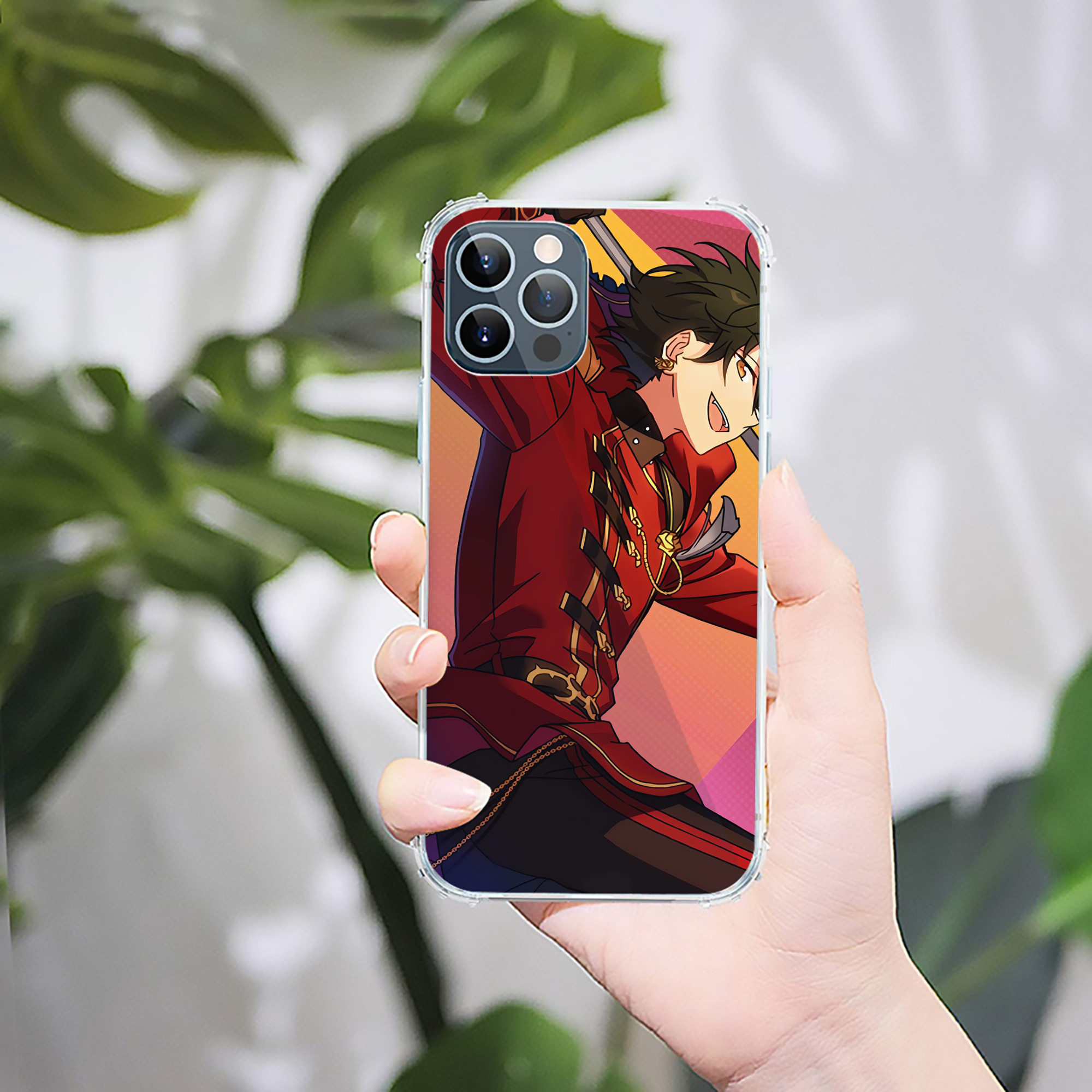 （画像用） あんさんぶるスターズ! Ensemble Stars 【iPhone 12シリーズ対応】透明スマホケース（クリアソフトケース）